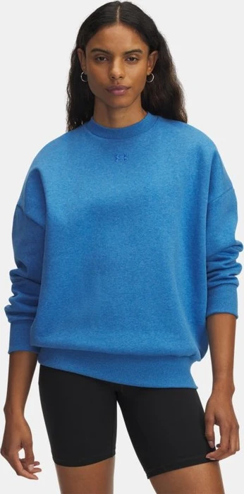 Under Armour Rival Fleece Sweatshirt blue atlantis light heather/blue atlantis (Damen)