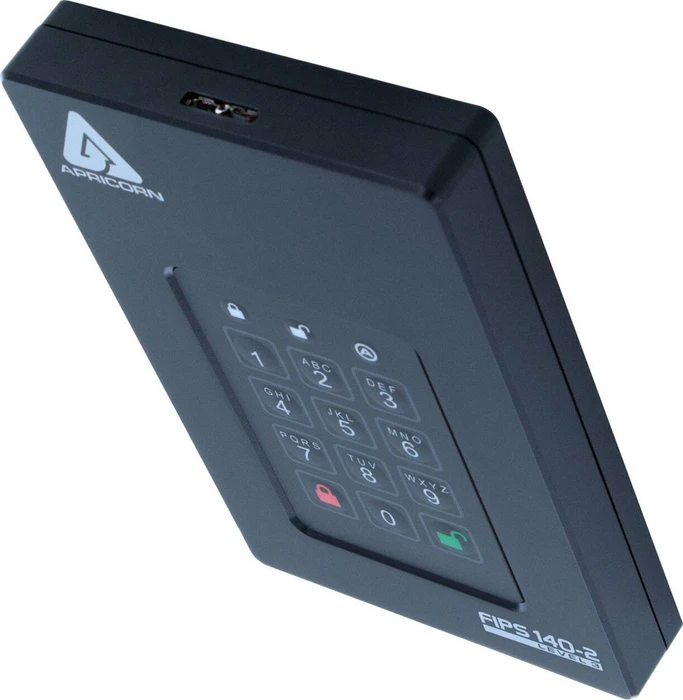 Apricorn Aegis Fortress L3, 2TB, USB 3.0 Micro-B