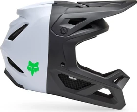 Fox Racing Rampage Youth 5050 Fullface-Kinderhelm schwarz/weiß