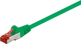 goobay Patchkabel, Cat6, S/FTP, RJ-45/RJ-45, 0.5m, grün