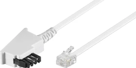 Wentronic TAE-F-Anschlusskabel (Universal-Pin Out) weiß, 3m