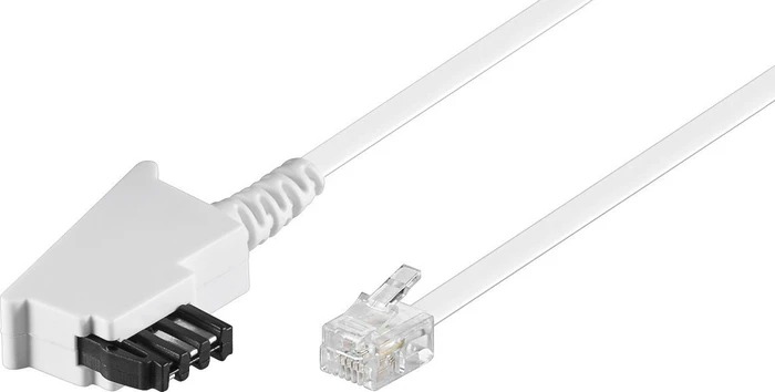 Wentronic TAE-F-Anschlusskabel (Universal-Pin Out) weiß, 3m