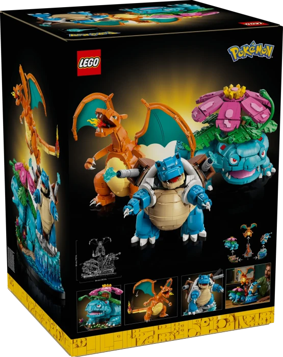 LEGO Pokémon - Bisaflor, Glurak und Turtok