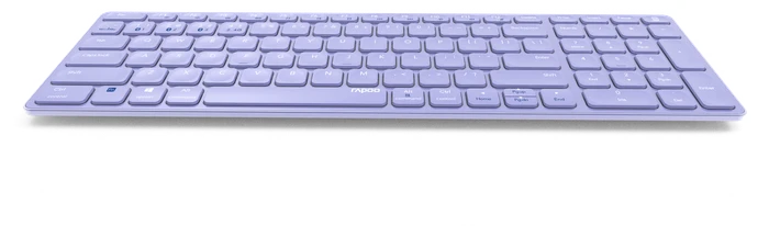 Rapoo E9700M Multi-mode Wireless Ultra-slim Keyboard violett, USB/Bluetooth, DE