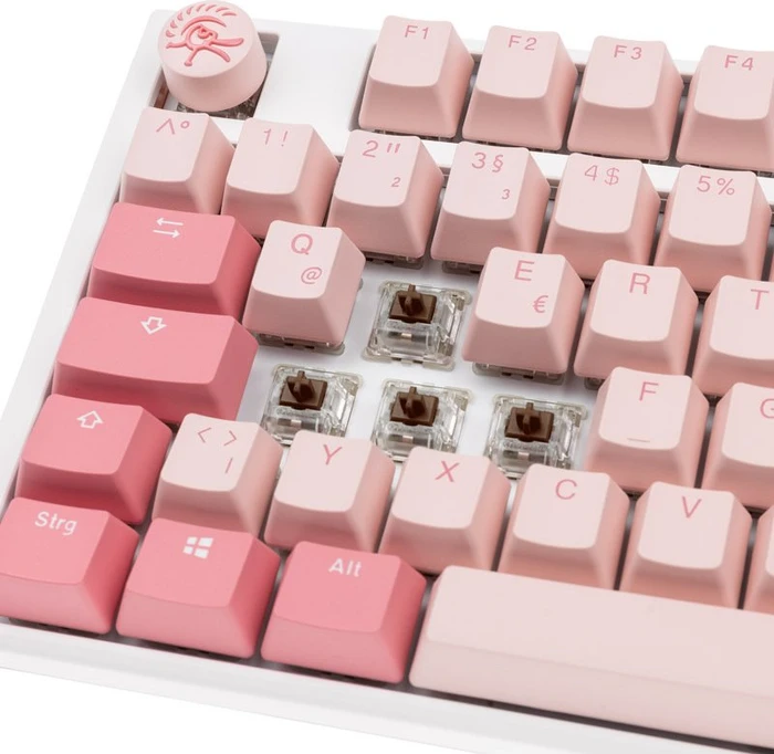 Ducky One 3, Gossamer Pink, MX BROWN, USB, DE
