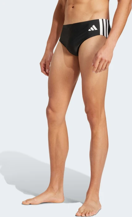 adidas 3-Streifen Badehose schwarz/weiß (Herren)
