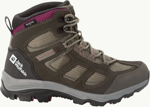 Jack Wolfskin Vojo 3 Texapore Mid khaki/burgundry (Damen)