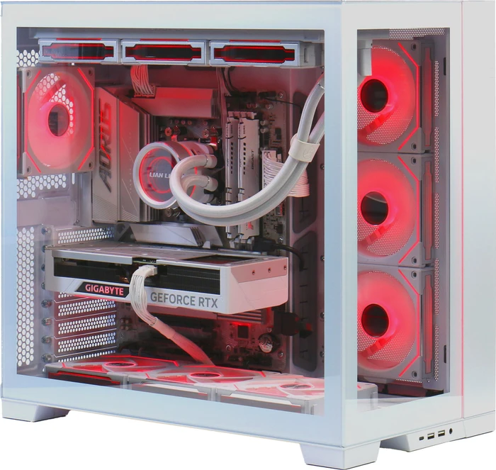 Hyrican Pure White 7408, Ryzen 7 7800X3D, 32GB RAM, 2TB SSD, GeForce RTX 5080