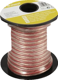 Vivanco Lautsprecherkabel auf Minispule, 2x 0,75 mm², 10m