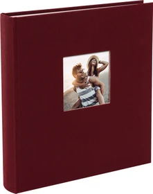 Goldbuch Buch Fotoalbum Bella Vista 30x31 weiße Seiten dunkelrot