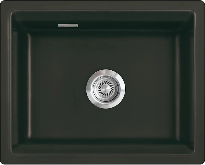 systemceram Kara 57 F/o Einbau Becken mittig nigra