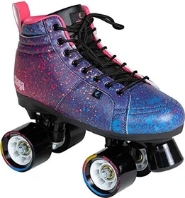 Chaya Airbrush Rollschuhe blau