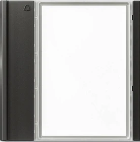 Siedle TM 700-1-0 DG Ruftasten für Vario Türsprechanlage, 1 Teilnehmer, Dunkelgrau-Glimmer
