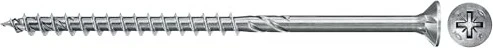 fischer PowerFast FPF II CZP BC 50 PZ2 Spanplattenschraube, 4x70mm, 50 Stück