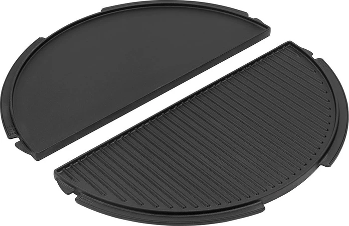 Big Green Egg Halbrunde Gusseisen-Grillplatte für Big Green Egg Large