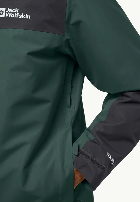 Jack Wolfskin Jasper 3in1 Funktionsjacke black olive (Herren)