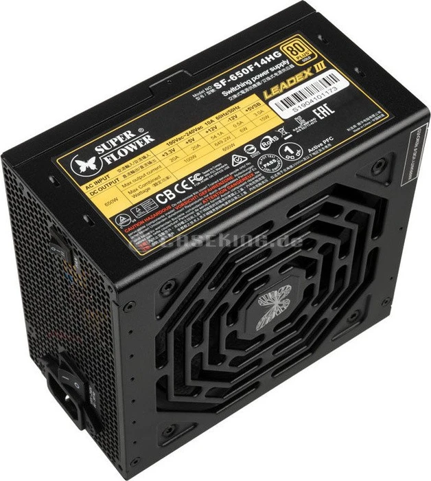 Super Flower Leadex III Gold schwarz 650W, ATX
