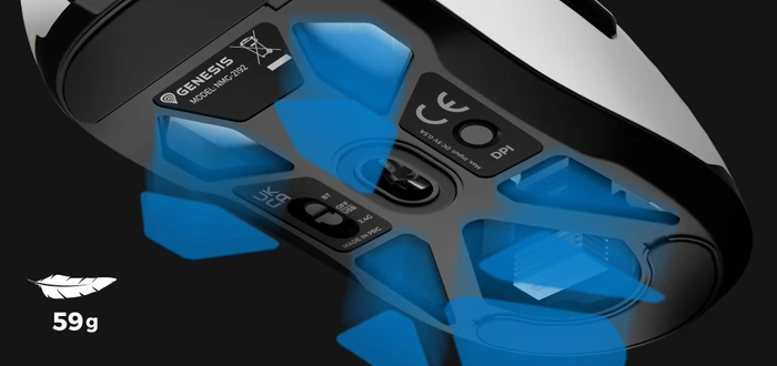 Genesis Zircon 660 Wireless Ultra-Lightweigt Gaming Mouse weiß, USB/Bluetooth