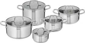 Tefal E492SA Virtuoso Kochtopf-Set, 10-tlg. (E492SA25)