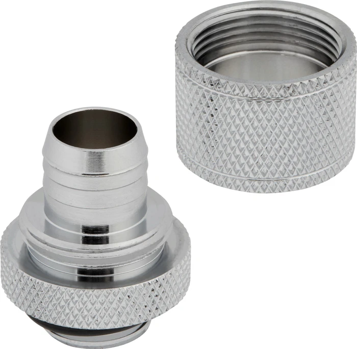 Corsair Hydro X Series XF Softline, Compression Fitting G1/4" auf 13/10mm, chrome, 4er-Pack