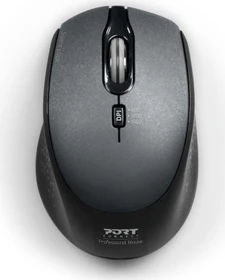 Port Designs Wireless Silent Pro Mouse schwarz, USB (900713)