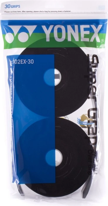 Yonex AC 102-EX30 Super Grap Griffband schwarz, 30 Stück