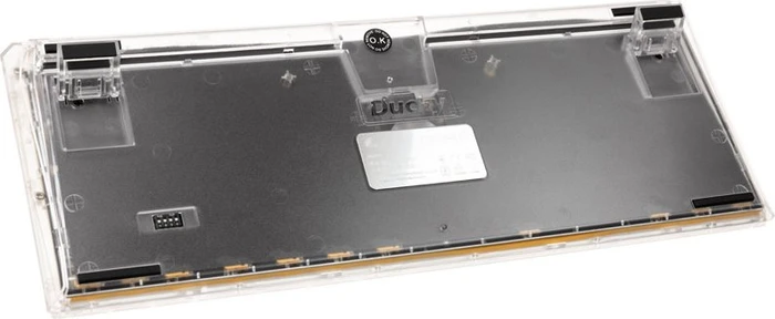 Ducky One 3, Aura White, TKL, LEDs RGB, MX RGB BLUE, USB, DE