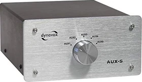 Dynavox AUX-S Eingangs-Erweiterung/Umschalter silber