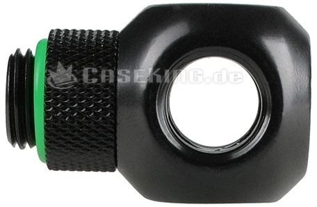 Bitspower Q-Adapter G1/4" auf 3x G1/4" drehbar matt schwarz