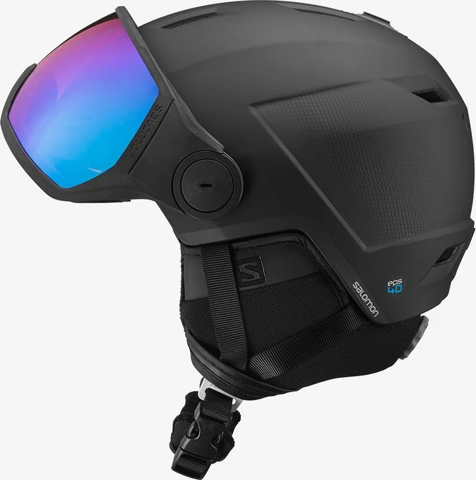 Salomon Pioneer LT Visor Helm schwarz (Herren)