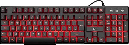 Riitek Rii RK100, 3 Farben, schwarz, USB, UK