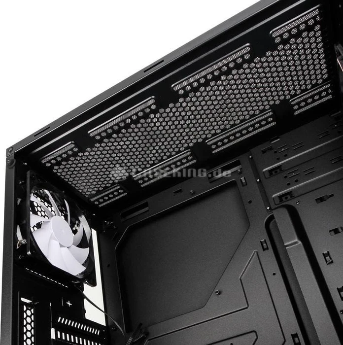 Antec P8, schwarz, Glasfenster