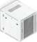 Ubiquiti 12U Rack Cabinet, 19" Wandgehäuse 12HE, Glastür, weiß, 720mm tief Vorschaubild