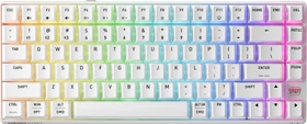 Cherry Xtrfy K33 Compact Wireless, weiß, LEDs RGB, USB/Bluetooth, US (G8D-24030PAAUS-0)