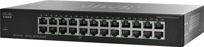 Cisco SF100 Desktop Switch, 24x RJ-45