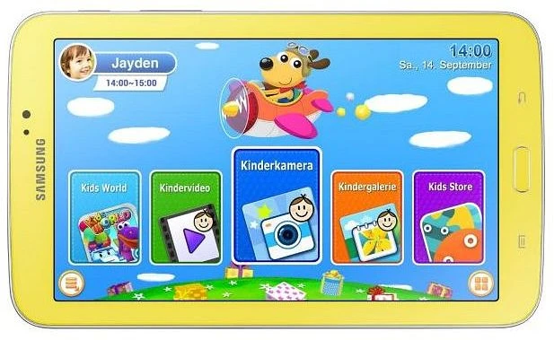 Samsung Galaxy Tab 3 Kids T2105, gelb, 8GB