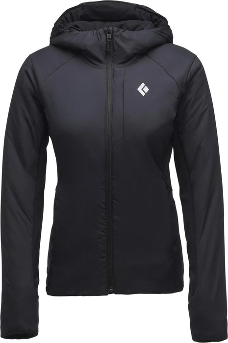 Black Diamond First Light Hybrid Hoody Funktionsjacke schwarz (Damen)