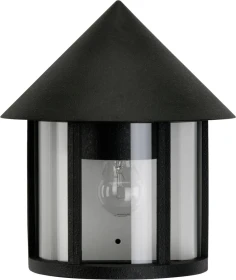 albert 3222 Wandleuchte halbrund schwarz