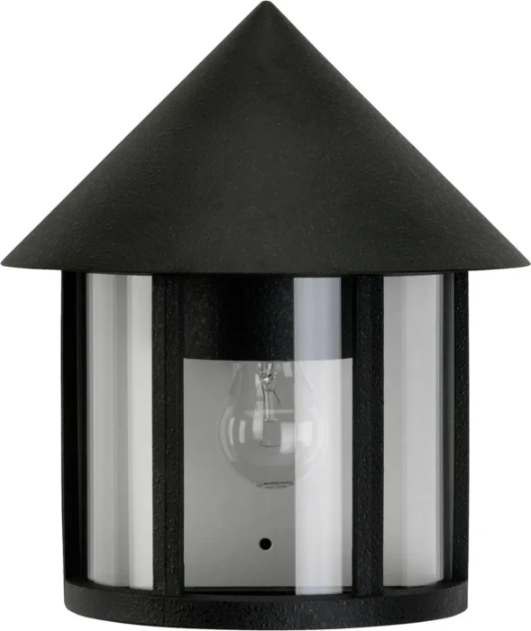 albert 3222 Wandleuchte halbrund schwarz