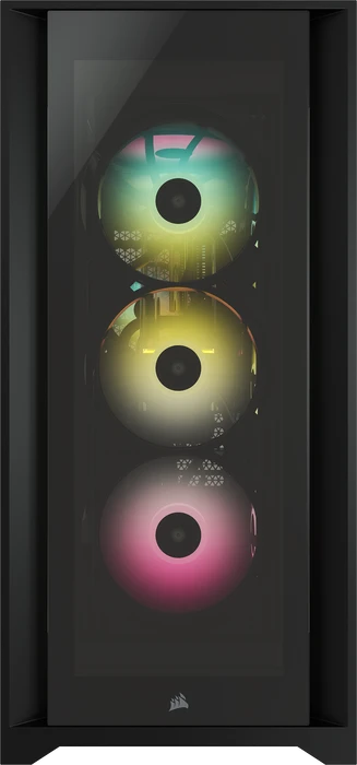 Corsair iCue 5000X RGB, schwarz, Glasfenster