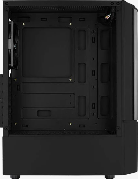 AeroCool Quantum [V1], schwarz, Glasfenster