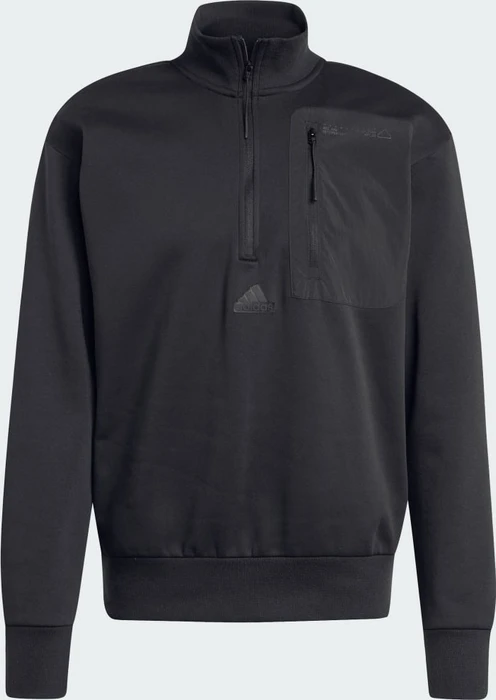 adidas City Escape Half-Zip Sweatshirt schwarz (Herren)