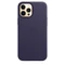Apple Leder Case mit MagSafe für iPhone 12 Pro Max dunkelviolett Vorschaubild