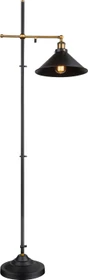 Globo Lenius Stehleuchte 1-flammig kupferfarben/altmessing