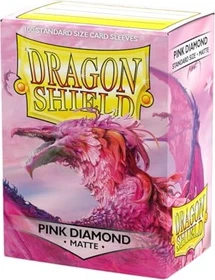 Dragon Shield Matte Sleeves Standard pink diamond, 100 Stück