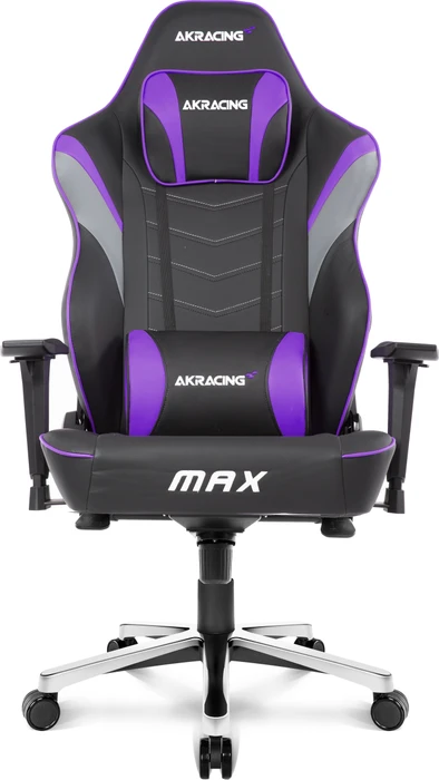 AKRacing Master Max Gamingstuhl, schwarz/grau/violett