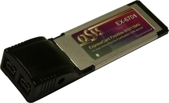 Exsys 2x FireWire 800, ExpressCard/34