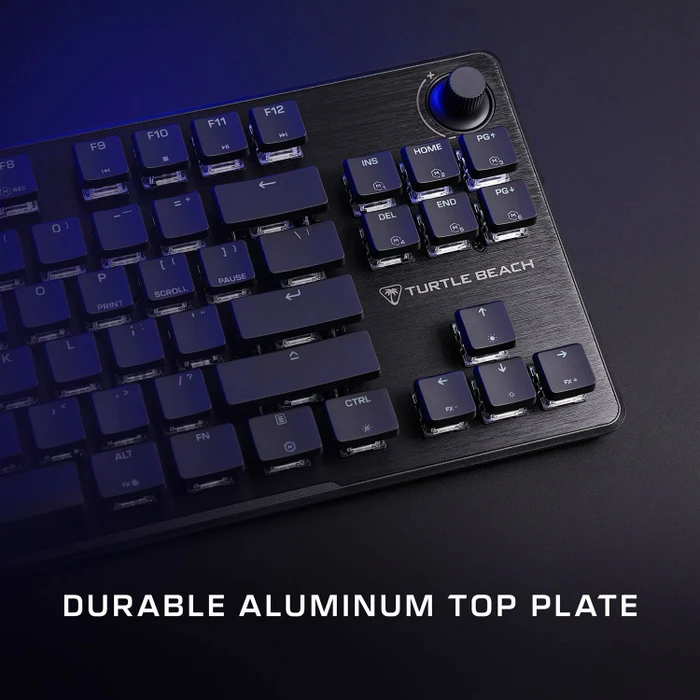 Turtle Beach Vulcan II TKL, schwarz, LEDs RGB, TITAN Mechanical Linear, USB, US