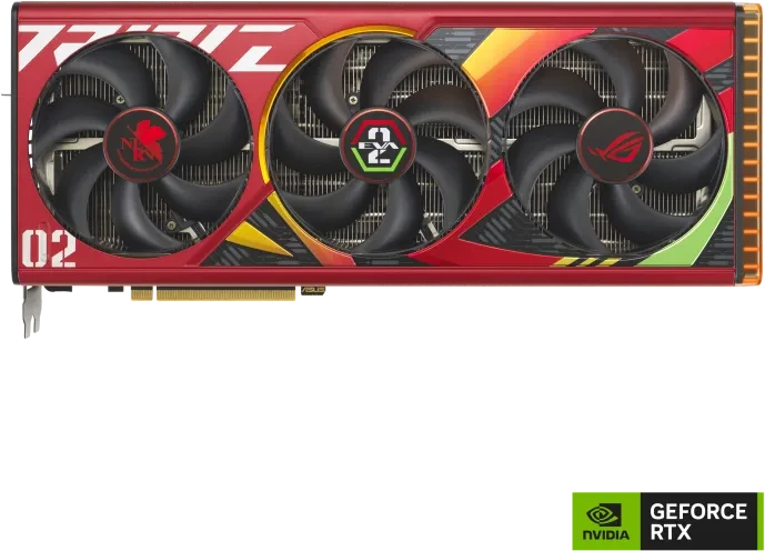 ASUS ROG Strix GeForce RTX 4090 OC EVA-02 Edition, ROG-STRIX-RTX4090-O24G-EVA-02-EDITION, 24GB GDDR6X, 2x HDMI, 3x DP