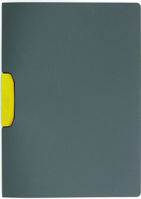 Durable Duraswing Color 30 Klemmmappe, A4, anthrazit/gelb, 5er-Pack